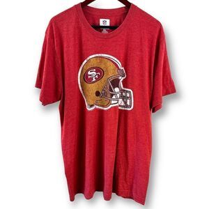 NFL red San Francisco 49ers T-shirt size XL